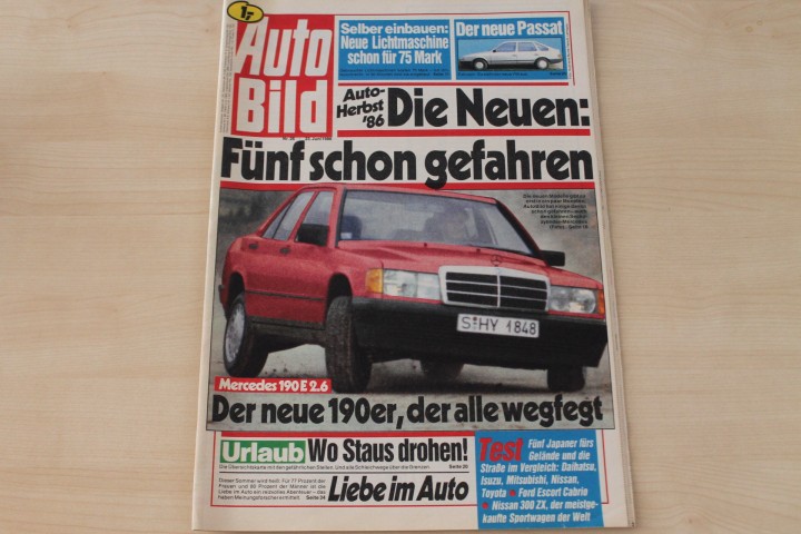 Deckblatt Auto Bild (26/1986)